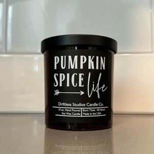 ONE | Pumpkin Spice life candle | soy wax | brand new | never used
